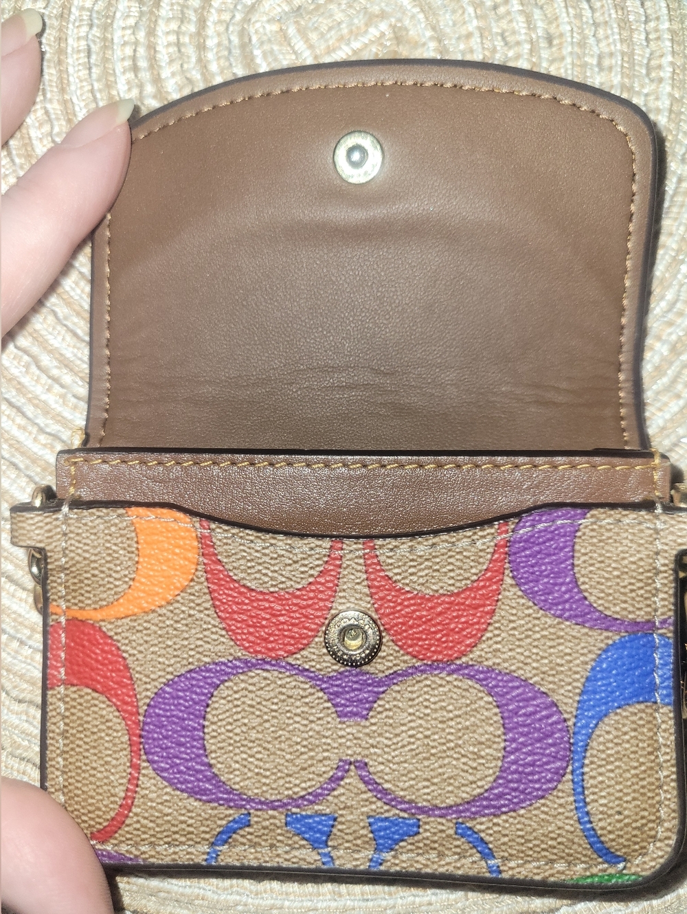Coach Pride Poppy Card Holder - Picture 3 of 5